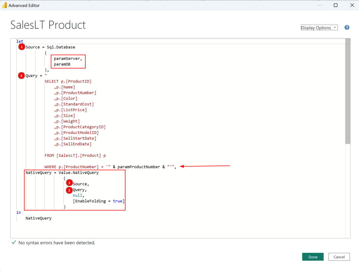 Directquery Vector Image Use Dynamic M Parameters in DirectQuery mode and Paginated Reports ...